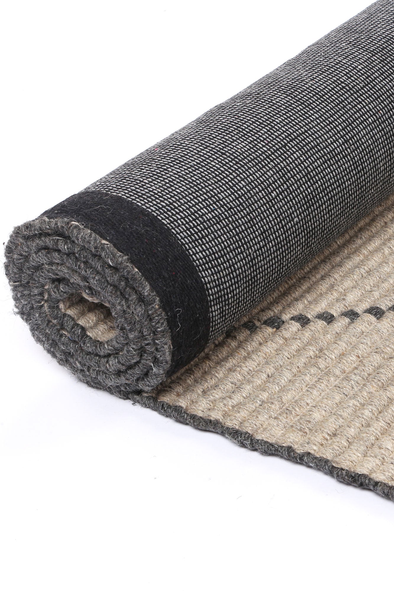 Goa Wool Blend Ash Rug