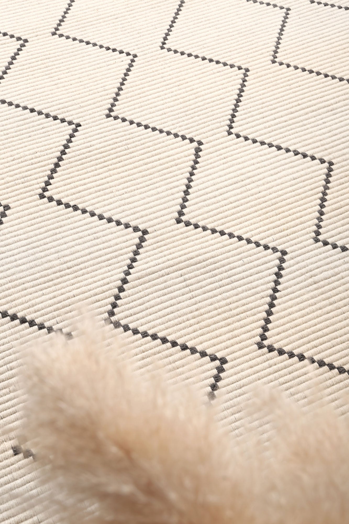 Goa Wool Blend Cream Rug