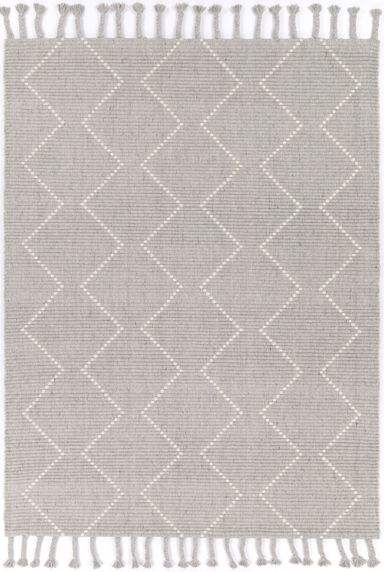 Goa Wool Blend Grey Rug