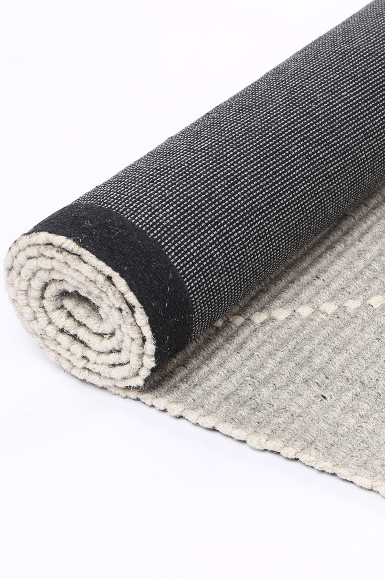 Goa Wool Blend Grey Rug