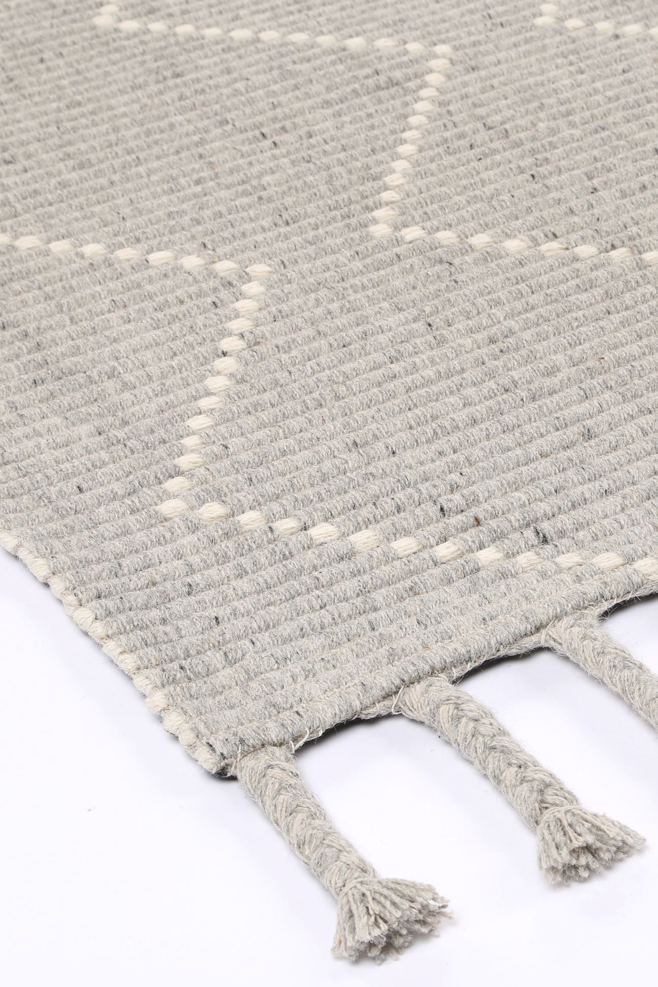 Goa Wool Blend Grey Rug