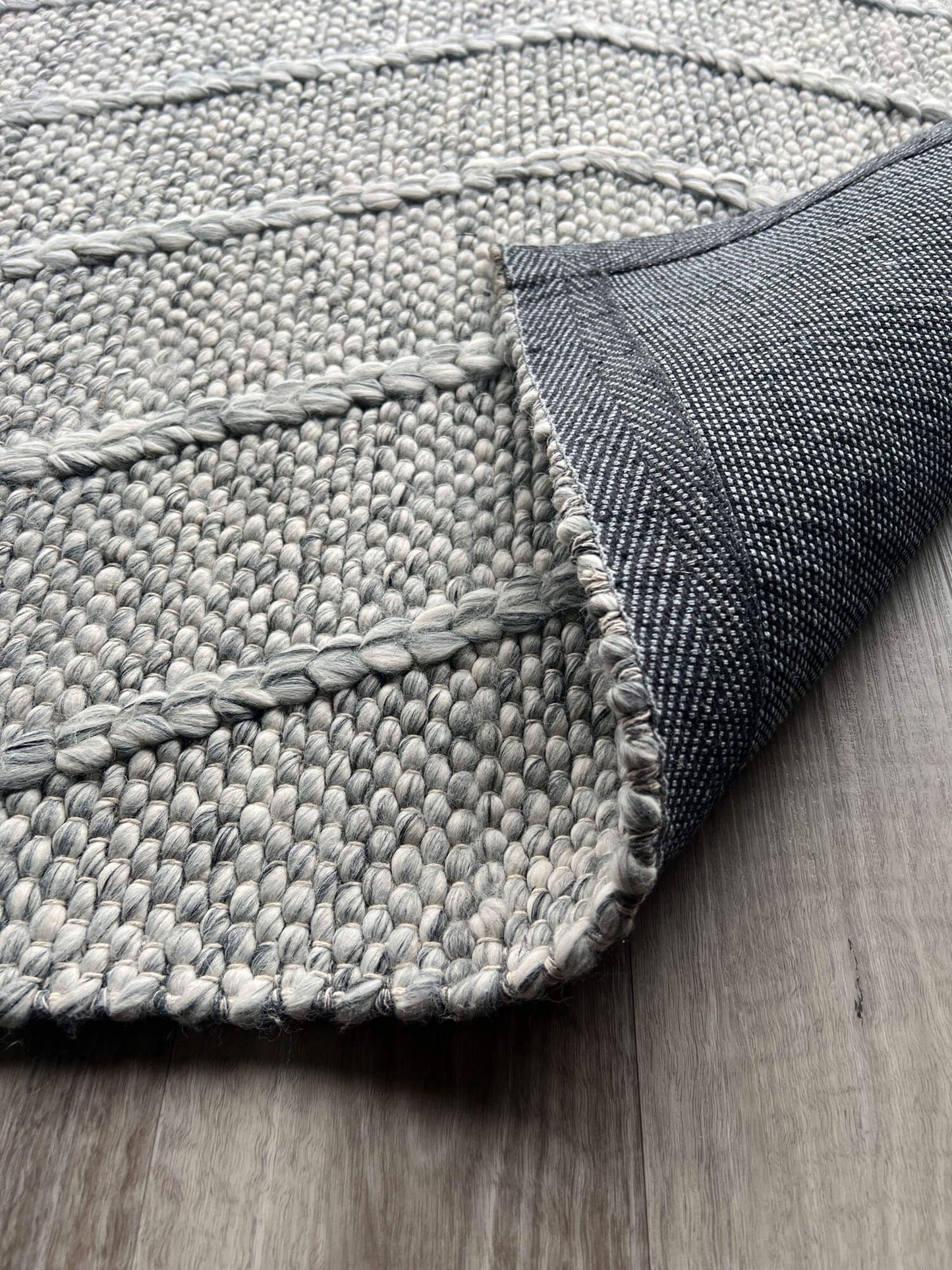 Pure Wool Ava Collection Spotted Grey