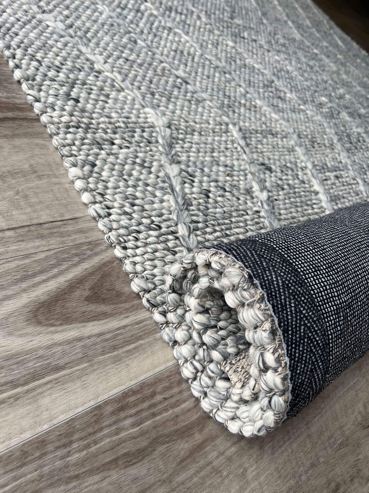 Pure Wool Ava Collection Spotted Grey