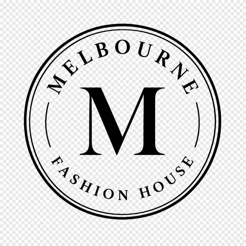 Melbourne Fashion House black logo with transparent background