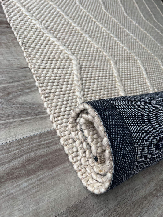 Pure Wool Ava Collection Cream